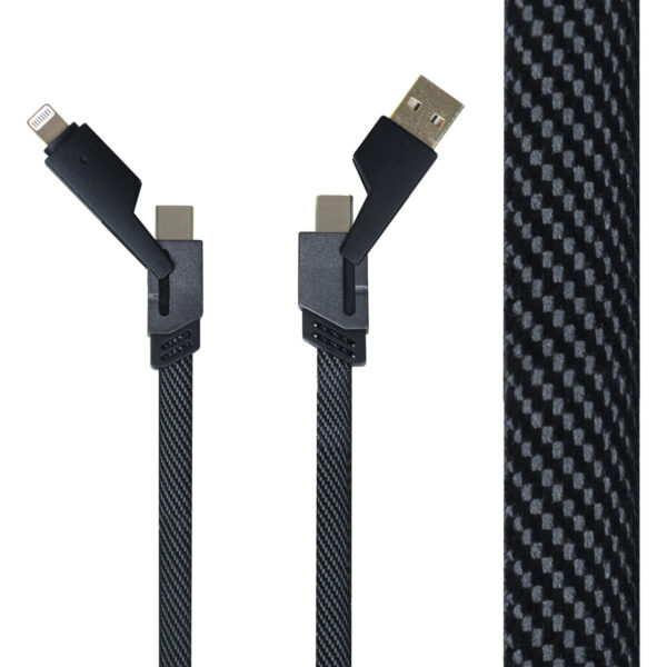 CEL 068 N - CABLE NOPUS NEGRO (NEGRO / PLASTICO / METAL) - Imagen 3