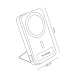 CRG 058 B - POWER BANK CARIKO (BLANCO / PLASTICO / RUBBER) - Image 8