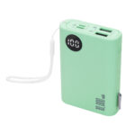 CRG 064 V - POWER BANK MUSK VERDE (VERDE / PLASTICO)