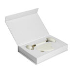 DAM 052 B - SET MASAJEADOR HELENA (BLANCO / PIEDRA JADE / METAL) - Image 2