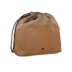 DAM 056 C - COSMETIQUERA ISABELLA (CAFE / CURPIEL / POLIESTER)