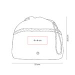 DAM 056 C - COSMETIQUERA ISABELLA (CAFE / CURPIEL / POLIESTER) - Image 6