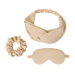 DAM 064 BE - SET DE DESCANSO MARIE BEIGE (BEIGE / POLIESTER / FIBRA DE BAMBU / ELASTICO) - Image 3
