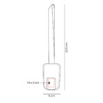 HER 068 N - GANCHO HAAK (NEGRO / CURPIEL / METAL / POLIESTER) - Image 5