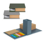 HL 701 A - PORTA NOTAS KUSLIG AZUL (AZUL / CARTON / PAPEL) - Image 5