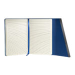 HL 9041 A - SET DE LIBRETA JINSEI AZUL (AZUL / CURPIEL Y METAL LIBRETA / ACERO INOXIDABLE BOLIGRAFO) - Image 4