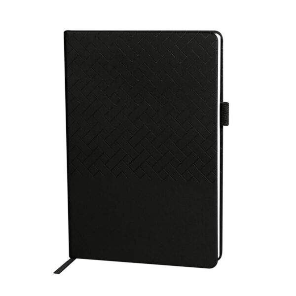 HL 9046 N - LIBRETA TESUT NEGRO (NEGRO / CUERPIEL / PAPEL)
