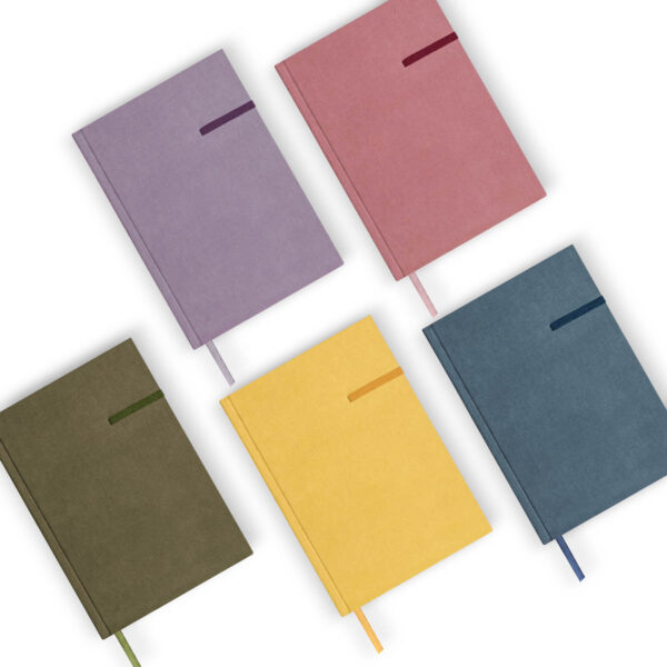 HL 9048 M - LIBRETA BLID MORADO (MORADO / POLIESTER SUAVE AL TACTO (PIEL DE DURAZNO) / CARTONCILLO RIGIDO / PAPEL) - Imagen 5