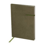 HL 9048 V - LIBRETA BLID VERDE (VERDE / POLIESTER SUAVE AL TACTO (PIEL DE DURAZNO) / CARTONCILLO RIGIDO / PAPEL)