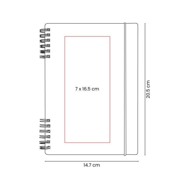 HL 9053 G - LIBRETA POE GRIS (GRIS / PAPEL / CARTON) - Imagen 3