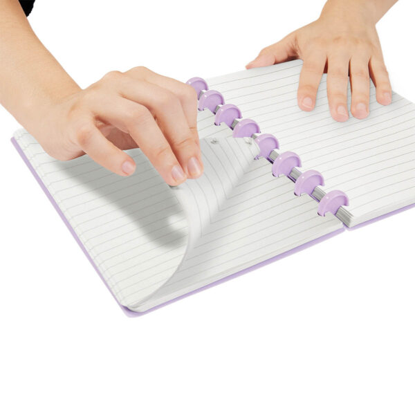 HL 9056 M - LIBRETA IKOTI MORADO (MORADO / PLASTICO / PAPEL) - Imagen 4