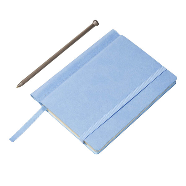 HL 9059 A - LIBRETA DAGOM AZUL (AZUL / CURPIEL / PAPEL / PLASTICO)
