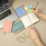 HL 9059 A - LIBRETA DAGOM AZUL (AZUL / CURPIEL / PAPEL / PLASTICO) - Image 3