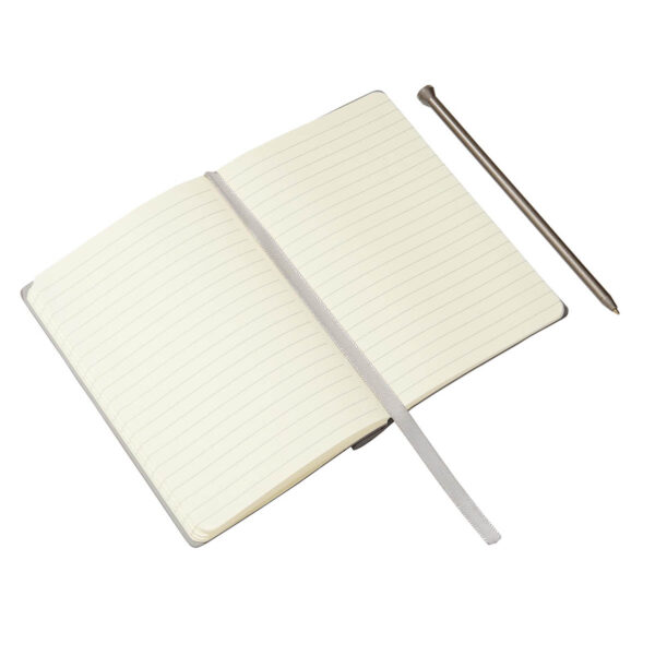 HL 9059 G - LIBRETA DAGOM GRIS (GRIS / CURPIEL / PAPEL / PLASTICO) - Imagen 3