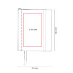 HL 9059 G - LIBRETA DAGOM GRIS (GRIS / CURPIEL / PAPEL / PLASTICO) - Image 4