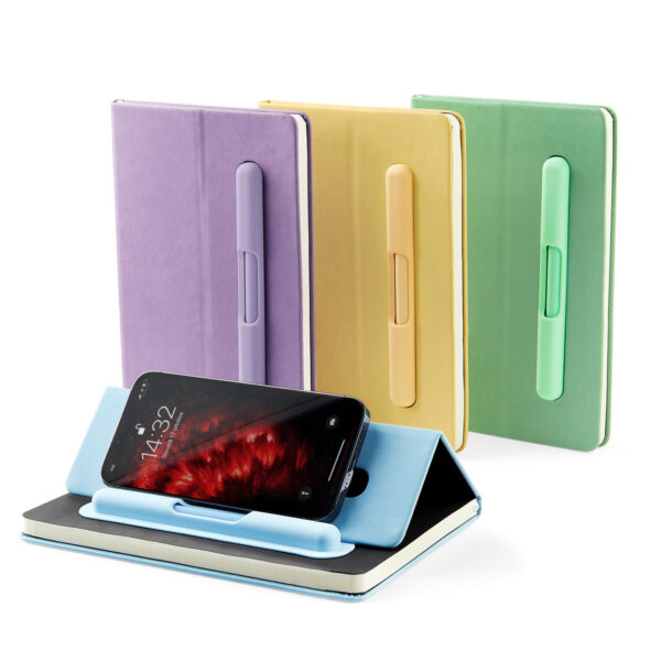 HL 9064 A - LIBRETA LYRIKA AZUL (AZUL / CURPIEL / PAPEL / PLASTICO) - Imagen 6