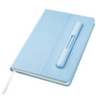 HL 9064 A - LIBRETA LYRIKA AZUL (AZUL / CURPIEL / PAPEL / PLASTICO)