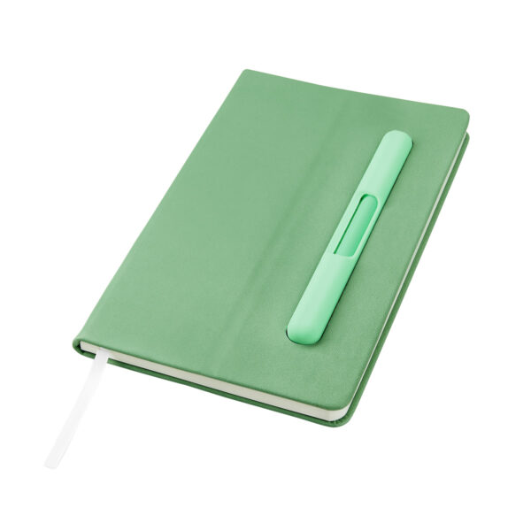 HL 9064 V - LIBRETA LYRIKA VERDE (VERDE / CURPIEL / PAPEL / PLASTICO)