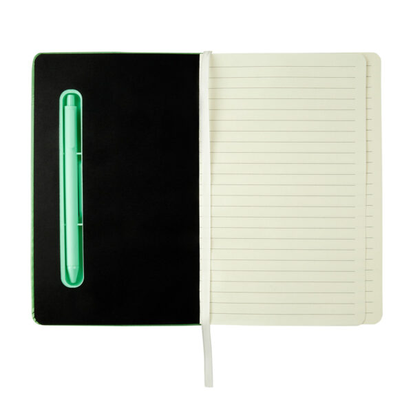 HL 9064 V - LIBRETA LYRIKA VERDE (VERDE / CURPIEL / PAPEL / PLASTICO) - Imagen 4