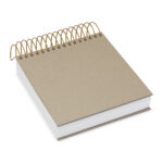 HL 9066 G - LIBRETA OMENA GRIS (GRIS / CARTON / ESPIRAL METALICO)
