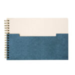 HL 9067 A - LIBRETA APPEL AZUL (AZUL / CARTON / PAPEL 80% ALGODON / ESPIRAL METALICO) - Image 3
