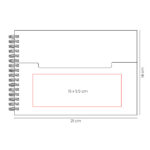 HL 9067 A - LIBRETA APPEL AZUL (AZUL / CARTON / PAPEL 80% ALGODON / ESPIRAL METALICO) - Image 4