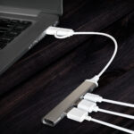 HUB 013 S - CONCENTRADOR DE PUERTOS HALT (PLATA / ALUMINIO / PLASTICO) - Image 4