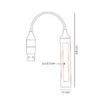 HUB 013 S - CONCENTRADOR DE PUERTOS HALT (PLATA / ALUMINIO / PLASTICO) - Image 5