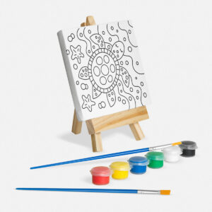 INF 055 B - SET DE PINTURA KOOPA BLANCO (BLANCO / CANVAS / MADERA)