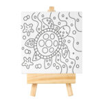 INF 055 B - SET DE PINTURA KOOPA BLANCO (BLANCO / CANVAS / MADERA) - Image 2