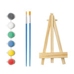 INF 055 B - SET DE PINTURA KOOPA BLANCO (BLANCO / CANVAS / MADERA) - Image 3