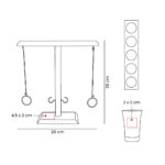 JM 100 BE - JUEGO SWING BEIGE (BEIGE / MADERA DE PINO / ACRILICO) - Image 4