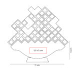 JM 120 B - JUEGO DE BLOQUES ACCRA BLANCO (BLANCO / PLASTICO / CARTON) - Image 7