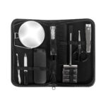 KIT 055 N - KIT DE VIAJE BARRETT NEGRO (NEGRO / CURPIEL ESTUCHE / METAL Y PLASTICO ACCESORIOS) - Image 2