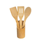 KTC 606 BE - SET DE UTENSILIOS AVIVA (BEIGE / BAMBU)