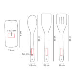 KTC 606 BE - SET DE UTENSILIOS AVIVA (BEIGE / BAMBU) - Image 3