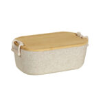 KTC 607 BE - LONCHERA MAKAN BEIGE (BEIGE / PLASTICO / BAMBU)