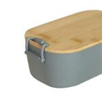 KTC 607 G - LONCHERA MAKAN GRIS (GRIS / PLASTICO / BAMBU) - Image 3