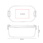 KTC 607 BE - LONCHERA MAKAN BEIGE (BEIGE / PLASTICO / BAMBU) - Image 4