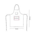 KTC 610 BE - MANDIL SAYER BEIGE (BEIGE / ALGODON RECICLADO) - Image 3