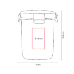 KTC 611 B - VASITO CONTENEDOR KEOP BLANCO (BLANCO / PLASTICO) - Image 5