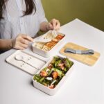 KTC 612 BE - PORTAVIANDAS TURM BEIGE (BEIGE / FIBRA DE TRIGO / BAMBU EN TAPA) - Image 4