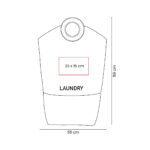 KTC 620 G - CESTO ALYA GRIS (GRIS / POLIESTER / ALGODON / FORRO NONWOVEN) - Image 6