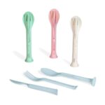 KTC 700 A - SET DE CUBIERTOS FLORENCIA AZUL (AZUL / PLASTICO / FIBRA DE TRIGO) - Image 4