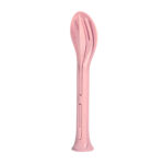 KTC 700 P - SET DE CUBIERTOS FLORENCIA ROSA (ROSA / PLASTICO / FIBRA DE TRIGO)