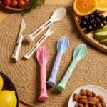 KTC 700 A - SET DE CUBIERTOS FLORENCIA AZUL (AZUL / PLASTICO / FIBRA DE TRIGO) - Image 5