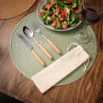 KTC 710 BE - SET DE CUBIERTOS TOMMER (BEIGE / CANVAS / ACERO INOXIDABLE / MADERA) - Image 5