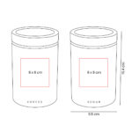 KTC 810 N - SET DE CONTENEDORES CANNES NEGRO (NEGRO / METAL) - Image 9