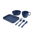 KTC 900 A - VAJILLA INDIVIDUAL ZEKE AZUL (AZUL / PLASTICO / FIBRA DE TRIGO) - Image 2