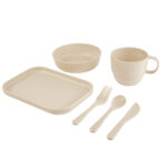 KTC 900 BE - VAJILLA INDIVIDUAL ZEKE BEIGE (BEIGE / PLASTICO / FIBRA DE TRIGO) - Image 2